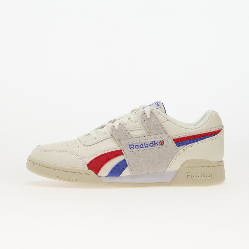 Reebok Workout Plus Chalk/ Breakout Blue/ Vector Red