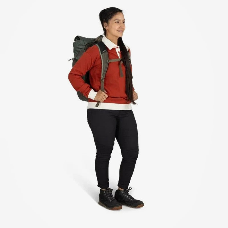 Osprey Transporter Roll Top Pack Pine Leaf/ Earl Grey 30