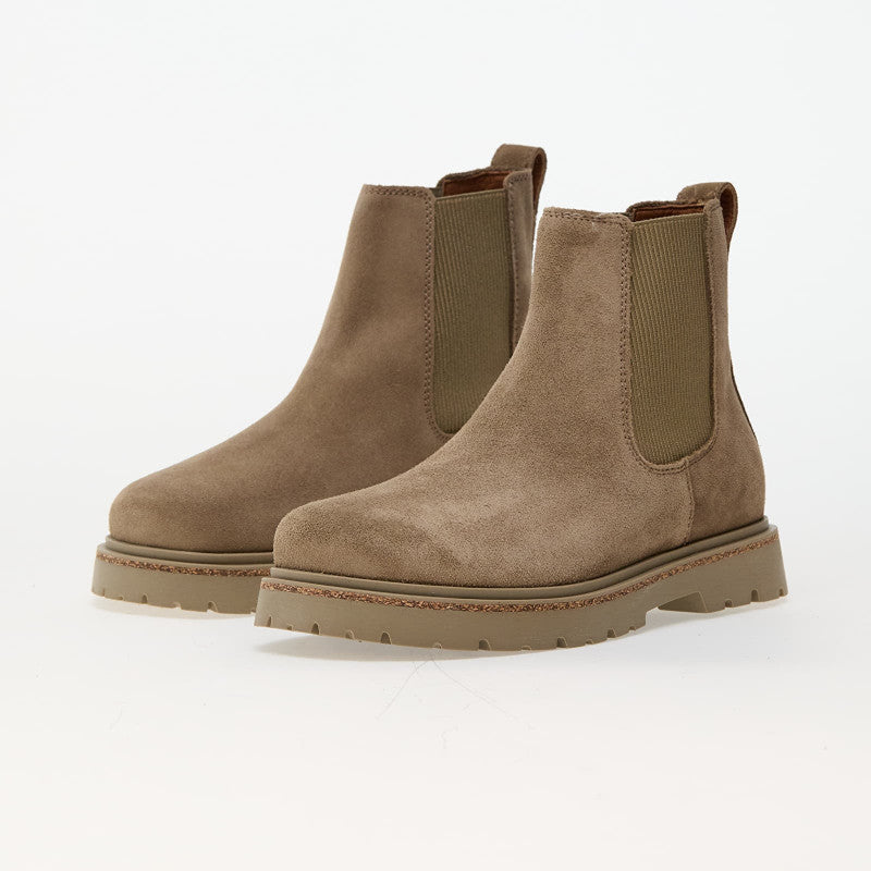 Birkenstock Highwood Slip On Mid Wmns Leather Velvet Taupe