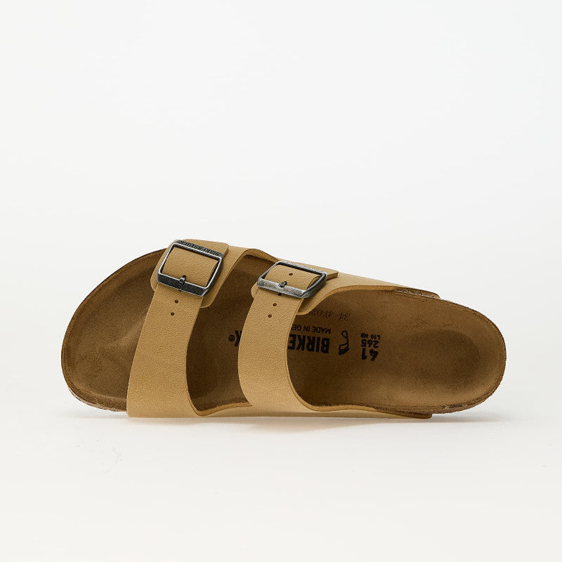Birkenstock Arizona Birko-Flor Birkibuc Birkibuc Latte Cream