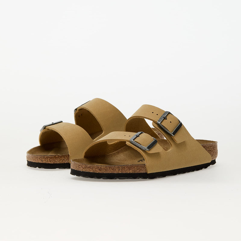 Birkenstock Arizona Birko-Flor Birkibuc Birkibuc Latte Cream