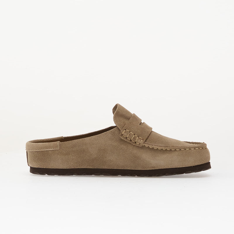 Birkenstock Naples Wrapped Suede Leather Taupe