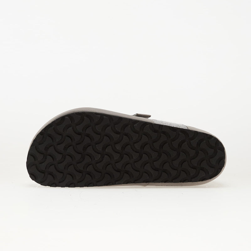 Birkenstock London Nova Felt Leather/ Textile/ Felt Stone Coin