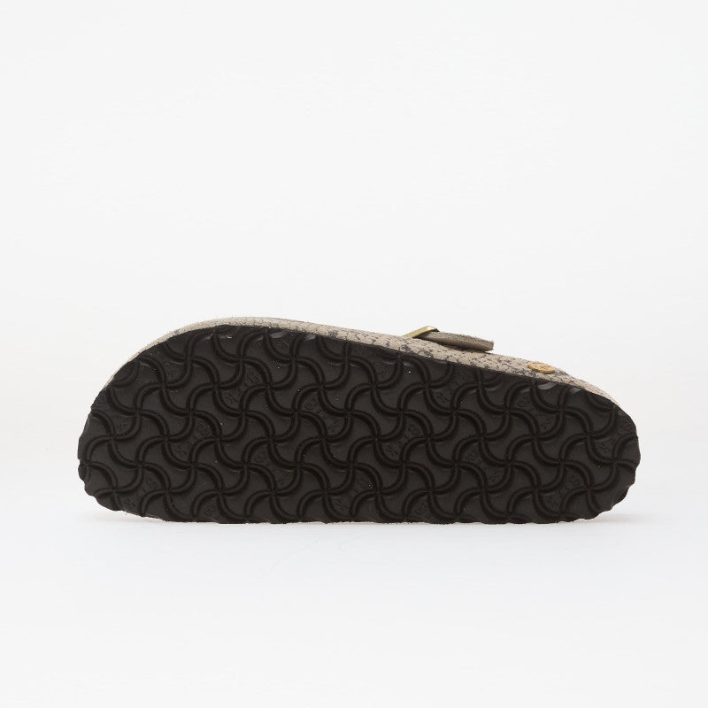 Birkenstock Boston Print LEVE Snake Oyster