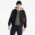 Alpha Industries MA-1 TT Hood BP Reflective Jacket Black