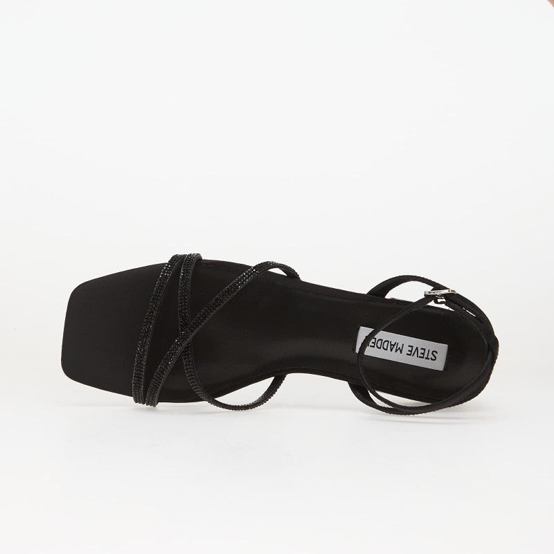 Steve Madden Gabby Black Satin