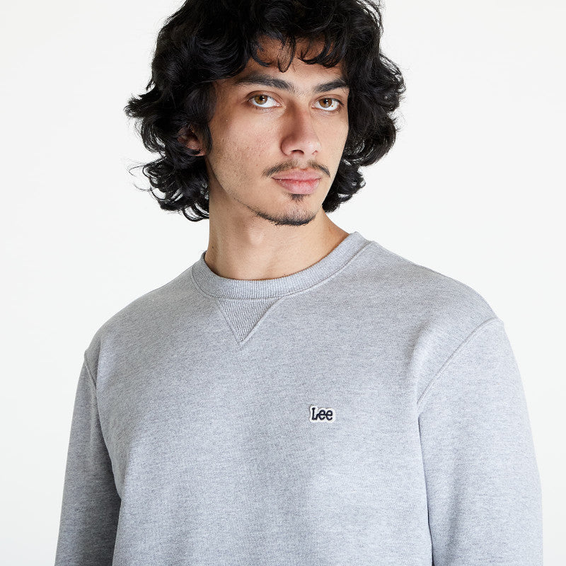 Lee Plain Crew Sweatshirt Grey Mele