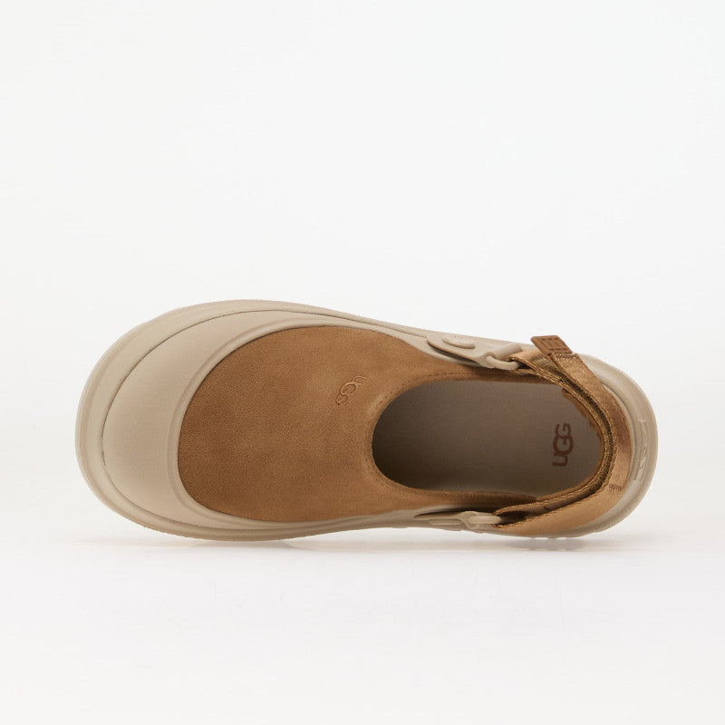 UGG Wmns Goldenglow Suede Clog Chestnut