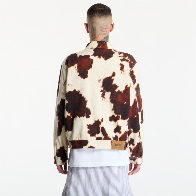 Obey Workshop Jacket Cow Print