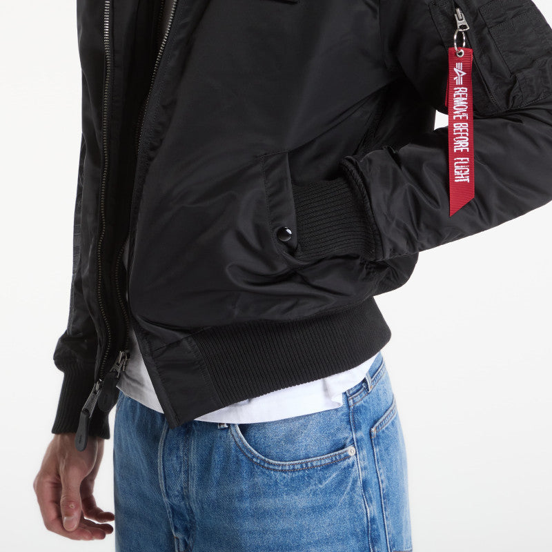 Alpha Industries MA-1 D-Tec Sleeve Embroidery Black/ Black