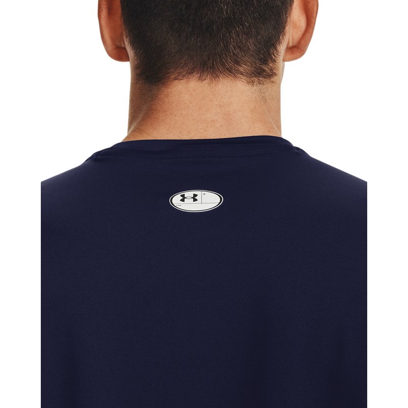 Under Armour Hg Armour Fitted Ss Midnight Navy