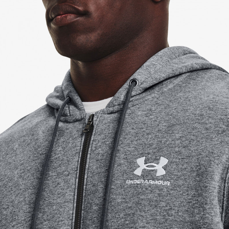 Under Armour Essential Fleece Fz Hood Gray