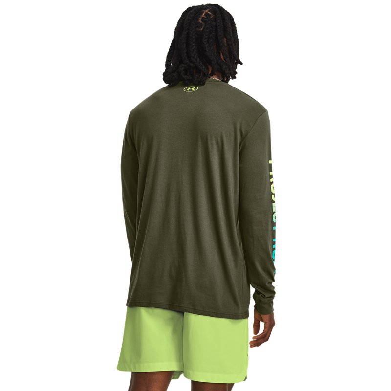 Under Armour Project Rock Brahma Ls Marine Od Green