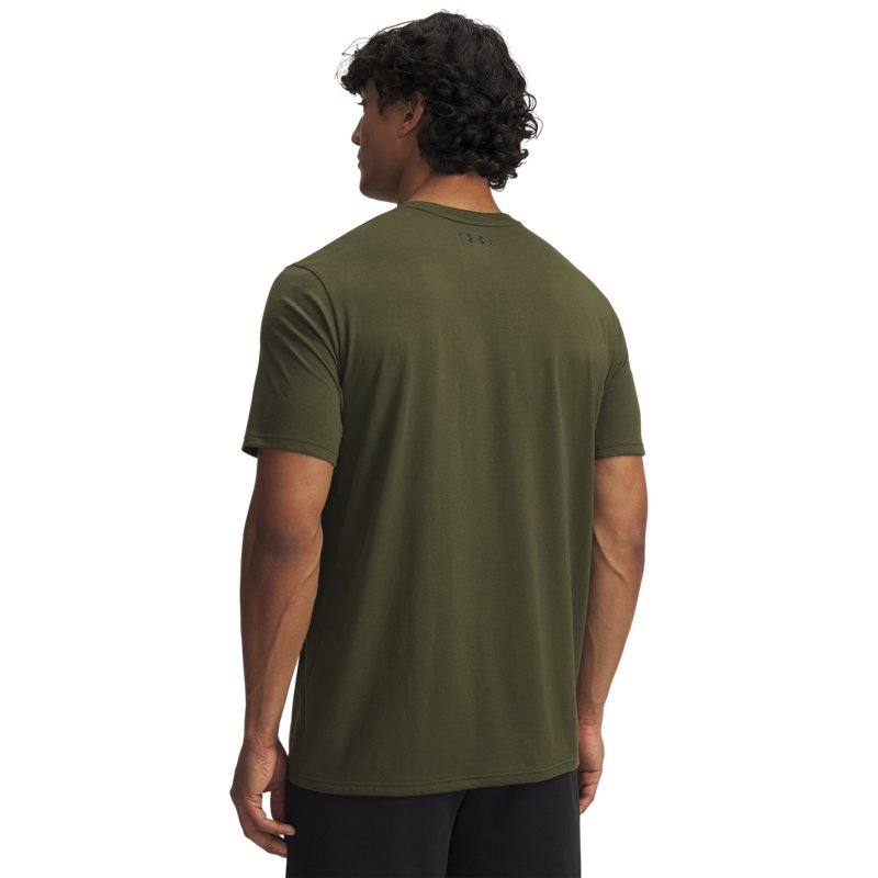 Under Armour Project Rock Brahma Bull SS Expedition Green