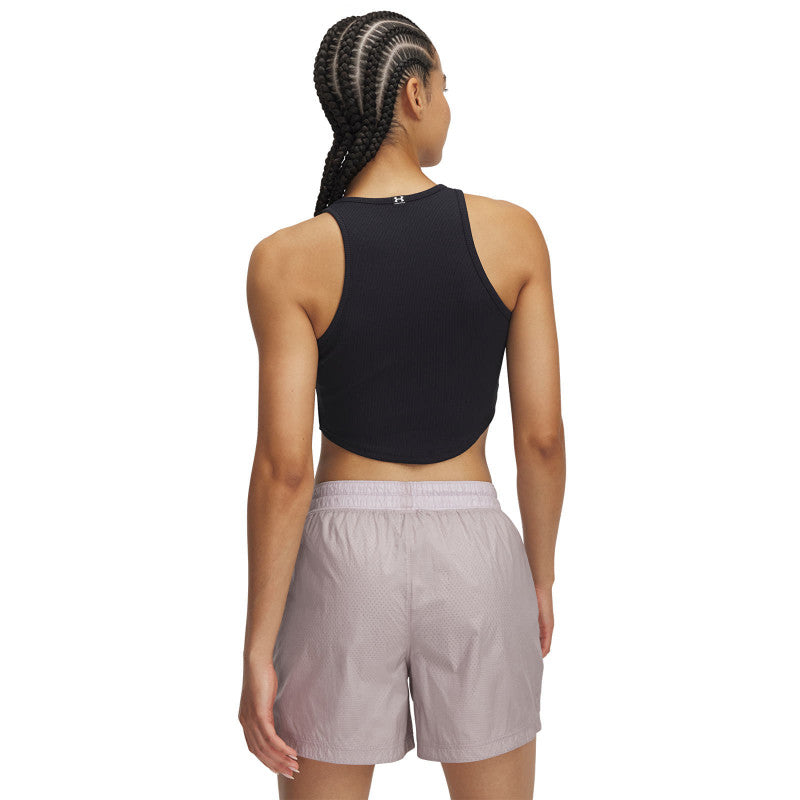Under Armour Rival Rib Tank Black/ White
