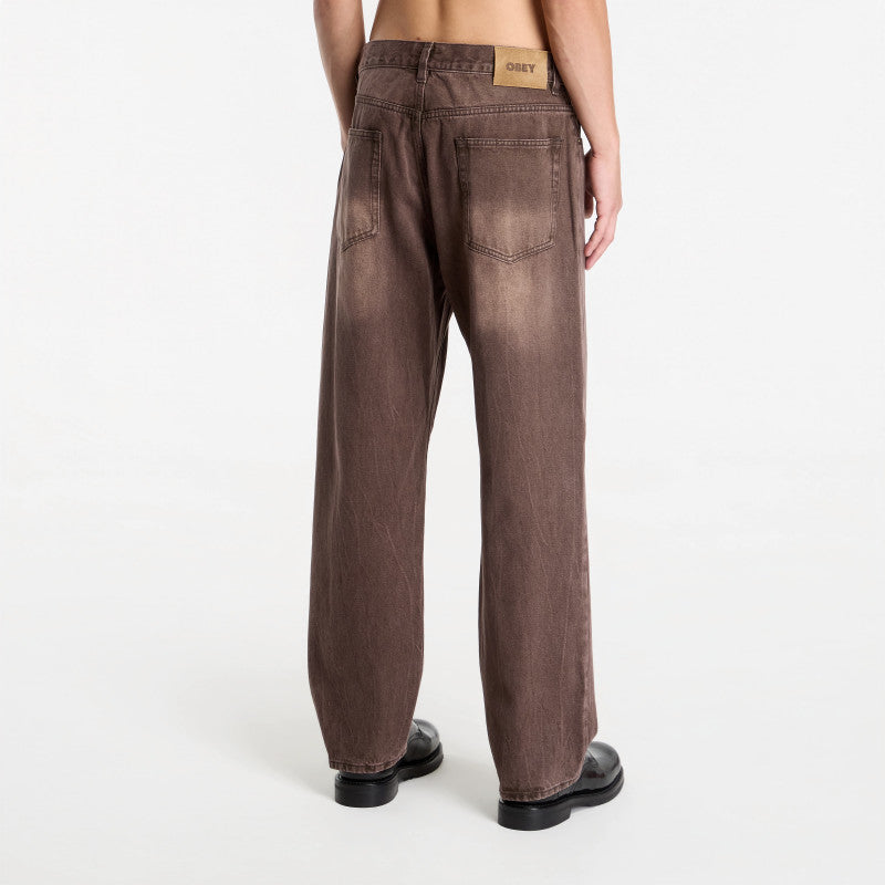 Jeansy Obey Nelson Straight Leg Denim Vintage Archive Wren