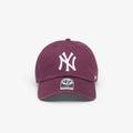 47 Brand MLB Clean Up New York Yankees Cap Plum
