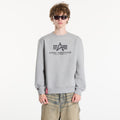 Alpha Industries Basic Sweater melange šedá