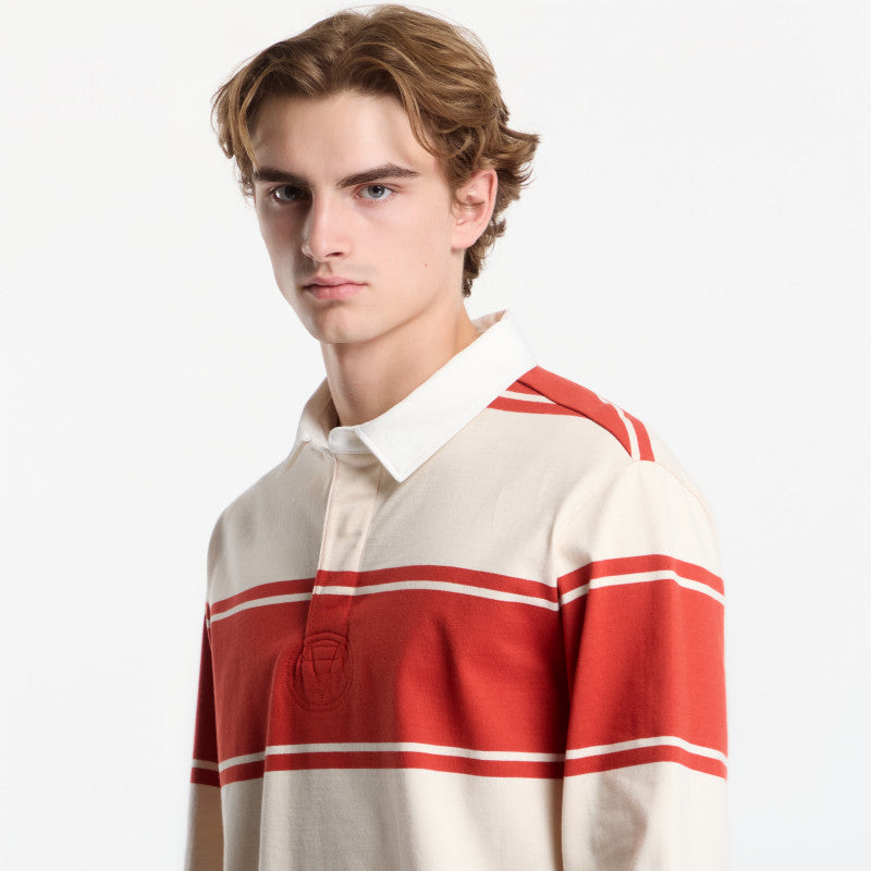 Gant Striped Rugger Soft Apricot