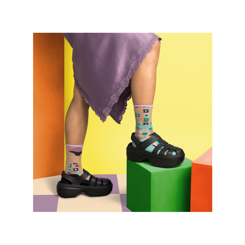 Crocs Stomp Fisherman Sandal Black