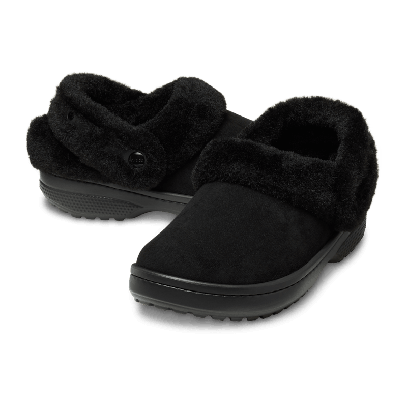 Crocs Classic Unfurgettable Sueded Clog Black