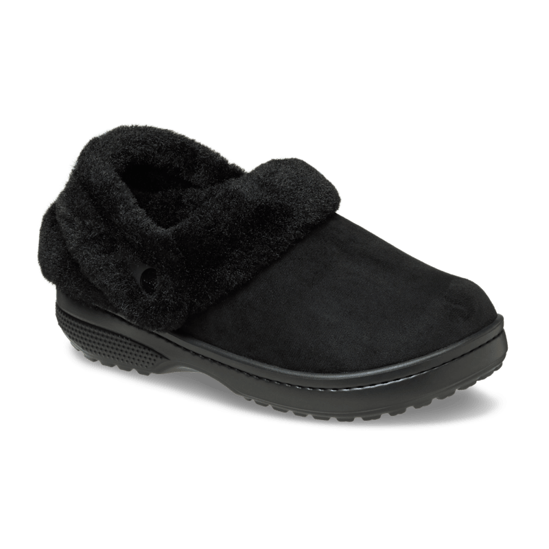 Crocs Classic Unfurgettable Sueded Clog Black