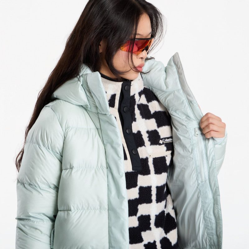 puchowa Columbia Amaze Puff™ Hooded Jacket Tea Light Pearl Shine