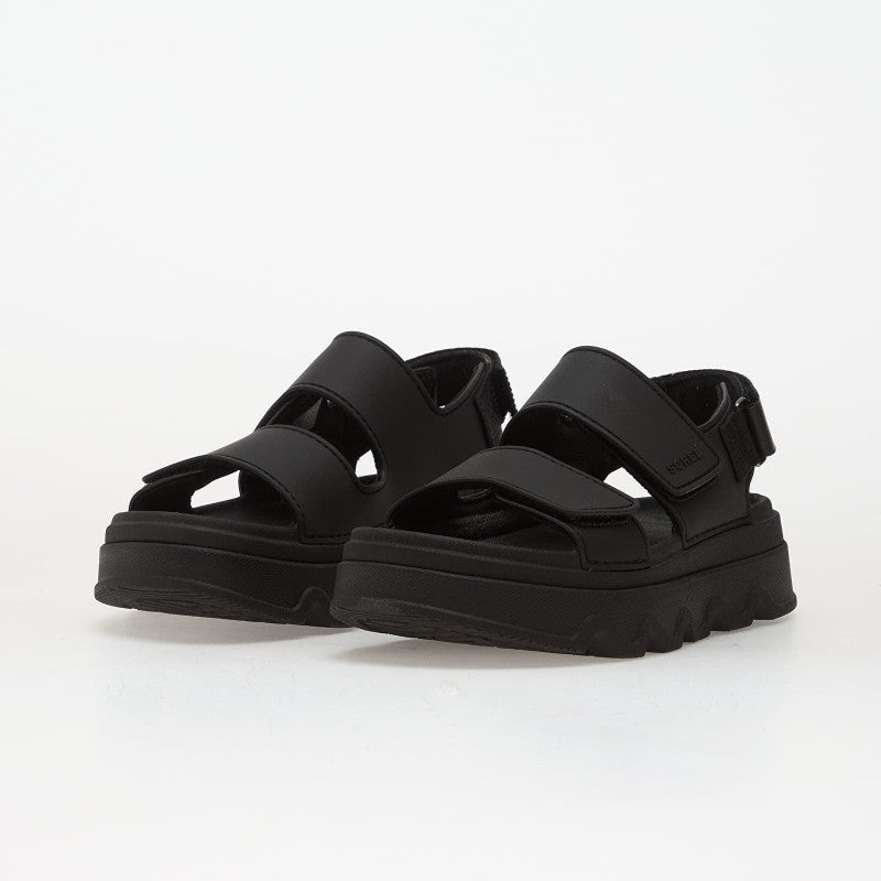 Sorel Kinetic™ Sunchase Ankle Strap Black/ Sea Salt