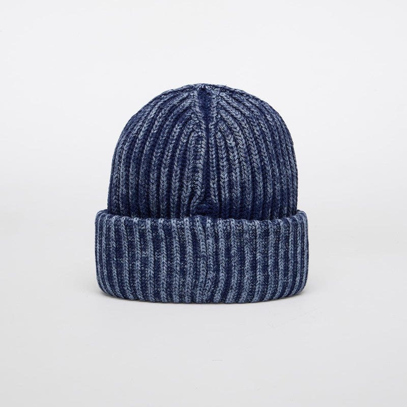 Daily Paper Knitted Washed Beanie Indigo