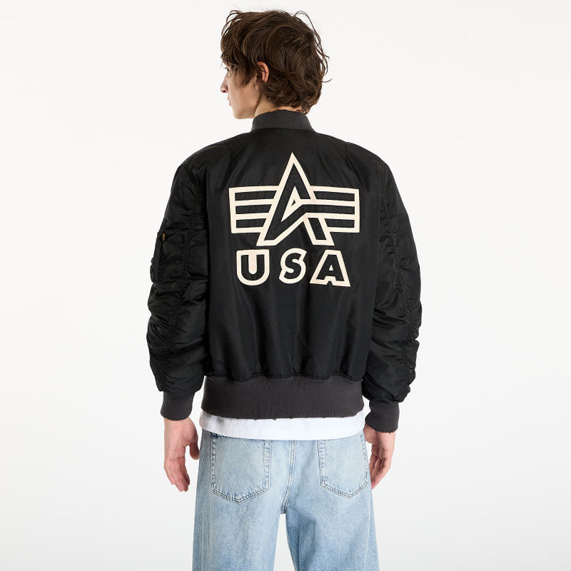 Alpha Industries MA-1 Distressed Black