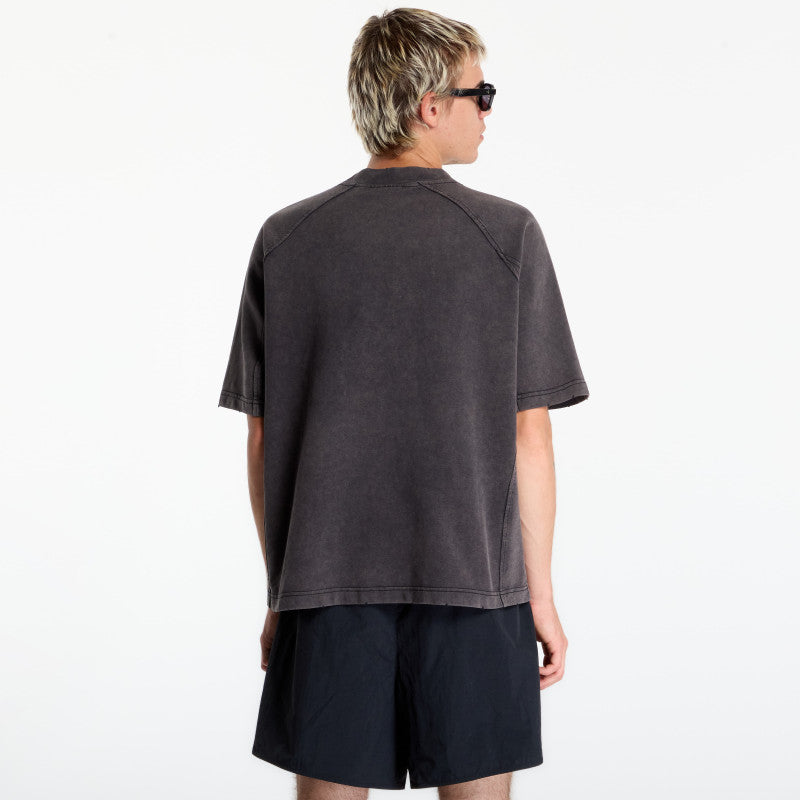 Daily Paper Raglan Stacked Dias Washed Jersey T Shirt Washed Black