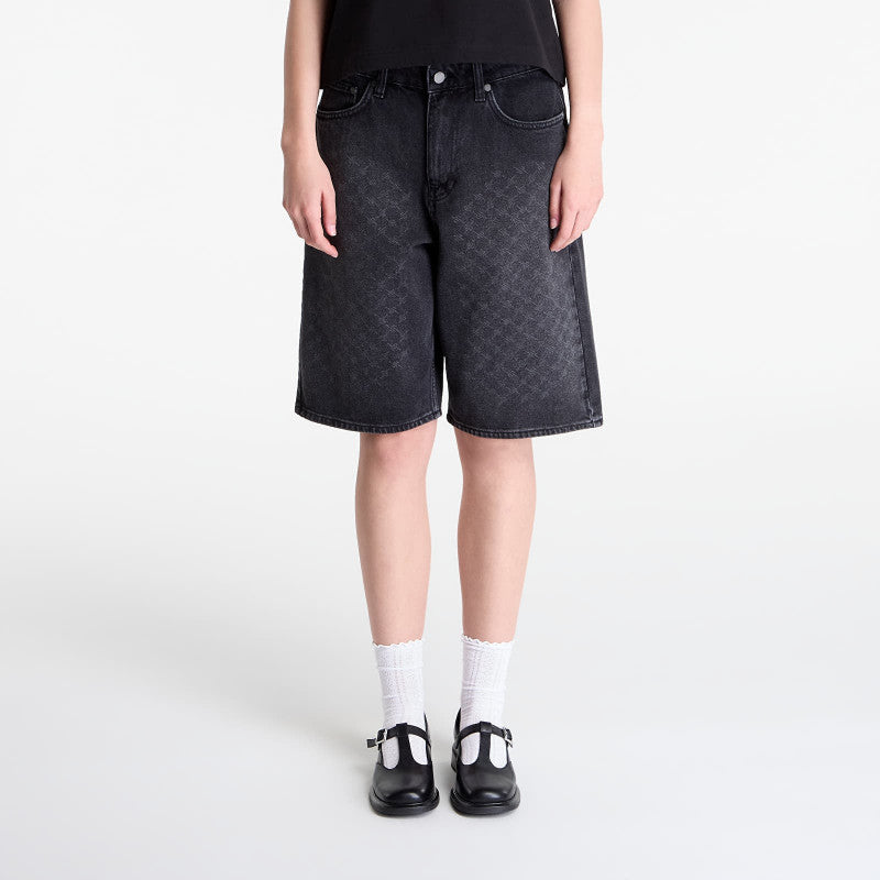 Daily Paper Laser Monogram Denim Shorts V2 Black