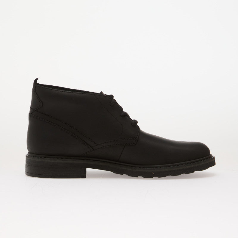 Clarks Newford Mid Black Leather