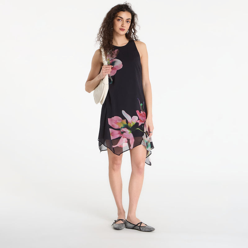 Sukienka Desigual Vest Nala Asimetrico Dress Black