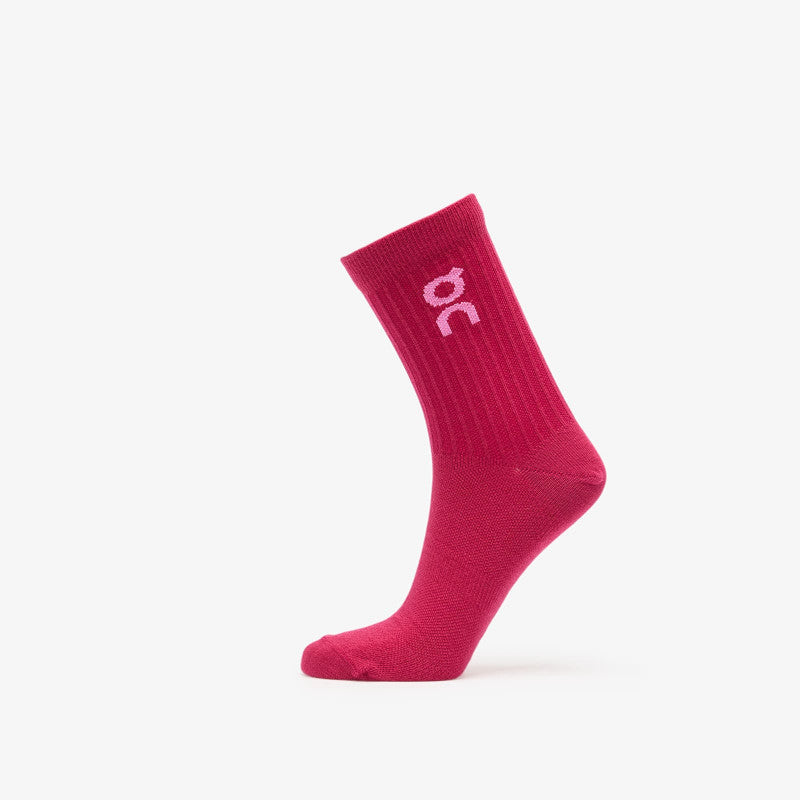 On Logo Sock High 3-Pack Orchid/ Comet