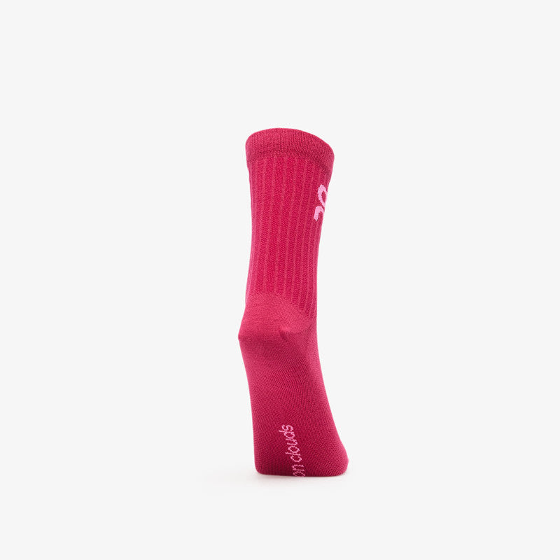 On Logo Sock High 3-Pack Orchid/ Comet