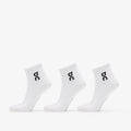 On Logo Sock Mid 3-Pack White