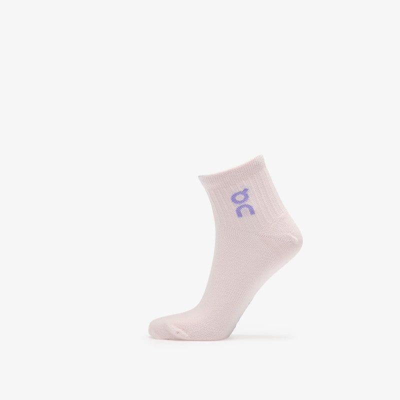 On Logo Sock Mid 3-Pack Orchid/ Comet