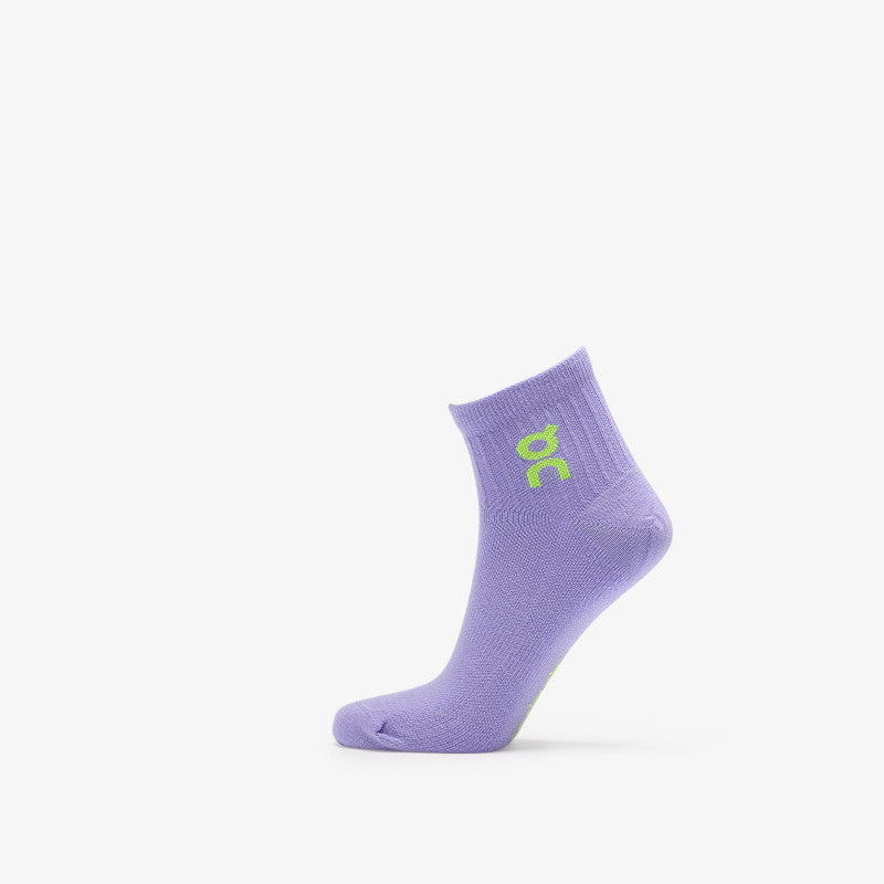 On Logo Sock Mid 3-Pack Orchid/ Comet