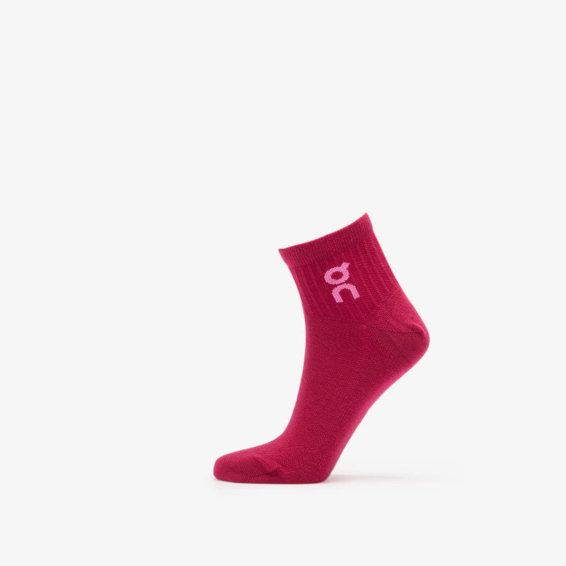 On Logo Sock Mid 3-Pack Orchid/ Comet