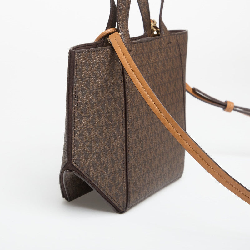 Michael Kors Sm Conv Cinched Tote Brown/ Acorn