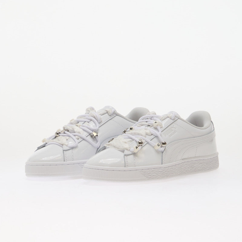 Puma Suede Bloom Patent Wns Puma White/ Feather Gray