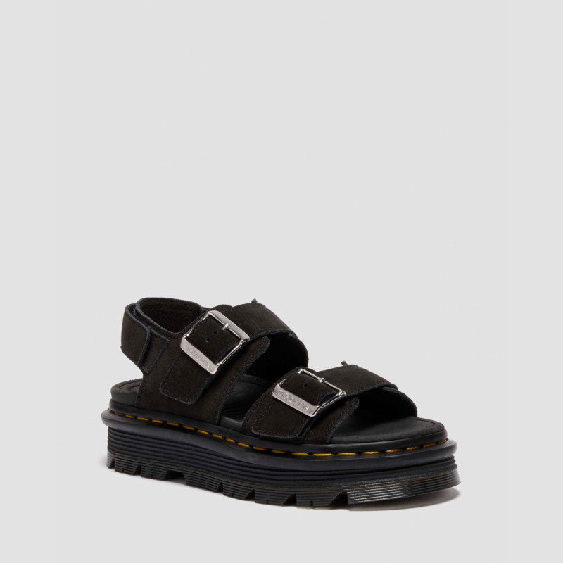 Dr. Martens ZEBZAG SANDAL Black EH Suede
