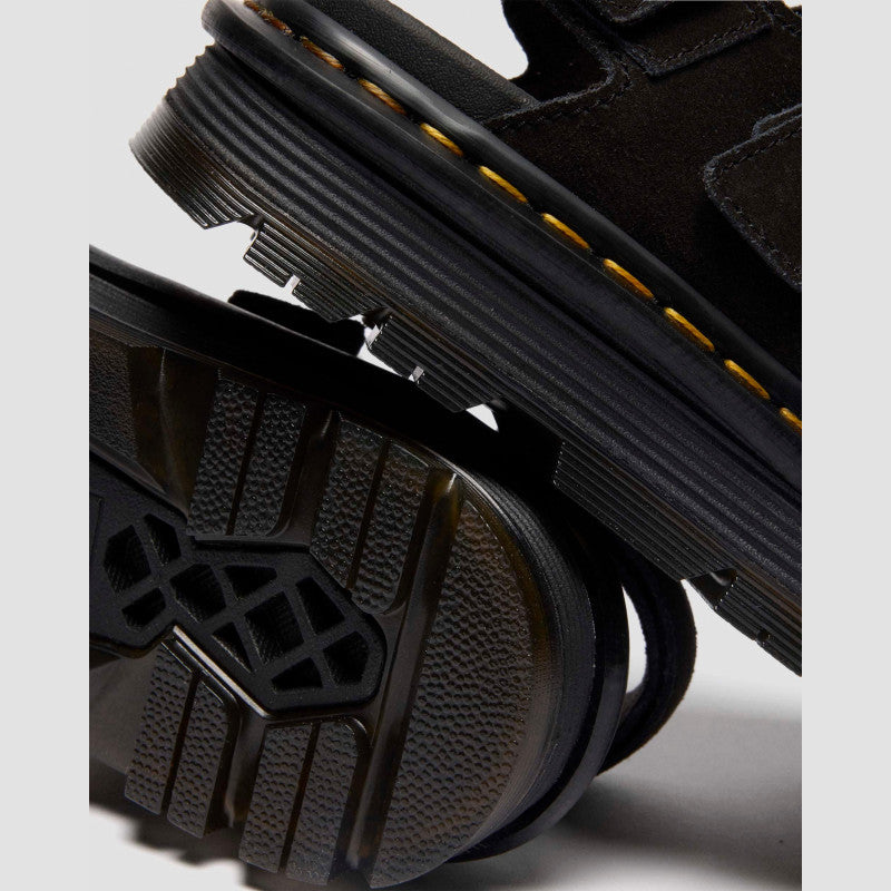 Dr. Martens ZEBZAG SANDAL Black EH Suede
