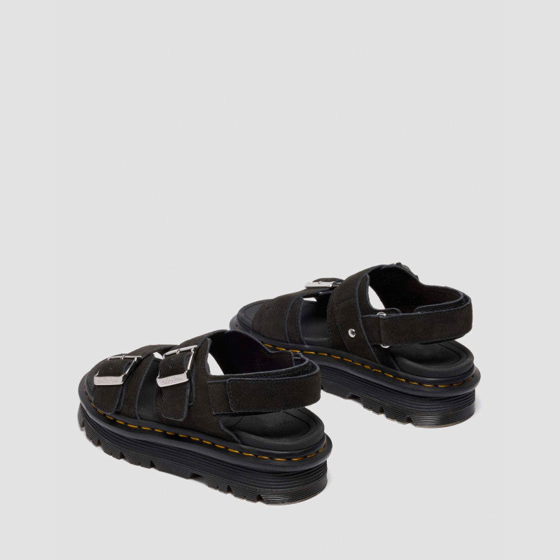 Dr. Martens ZEBZAG SANDAL Black EH Suede