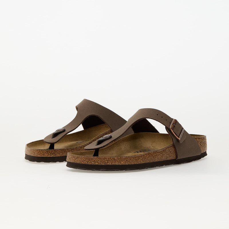 Birkenstock Gizeh Birko-Flor Birkibuc mocca