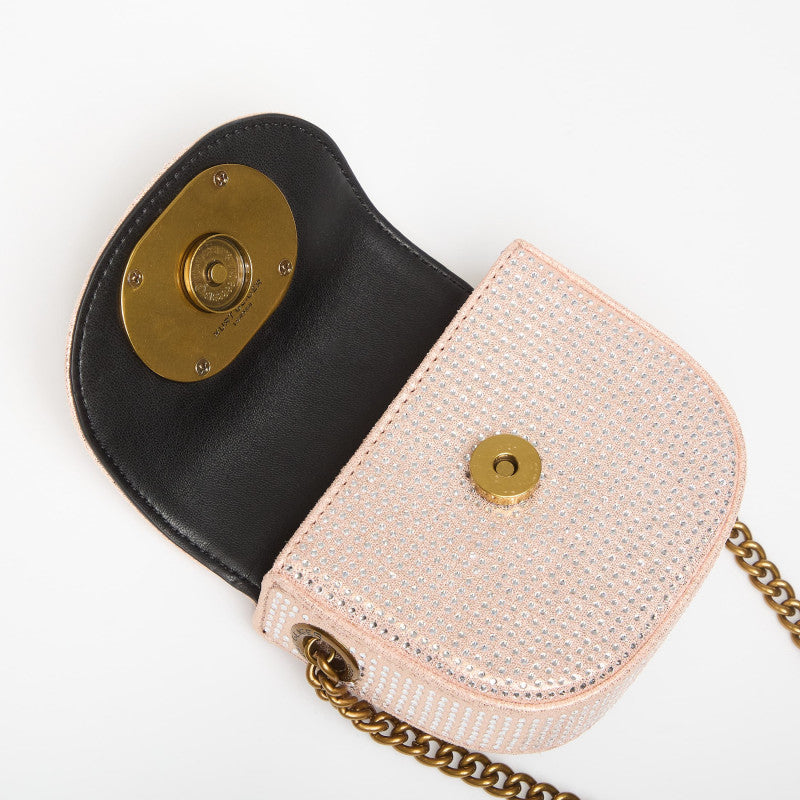 Kurt Geiger Micro Chelsea Saddle Blush
