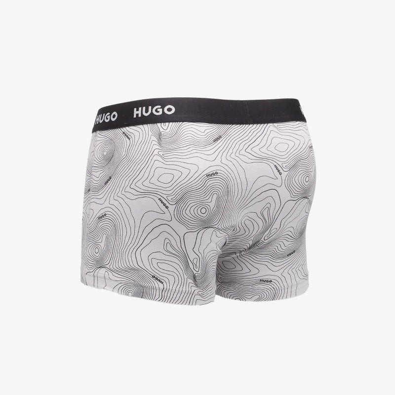 Bokserki Hugo Boss Trunk Triplet Design Black