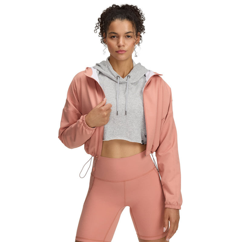 Under Armour Unstoppable Woven Hooded Jacket Canyon Pink/ Black
