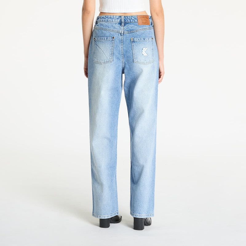 Karl Kani OG Five Pocket Straight Leg Denim Vintage Mid Blue